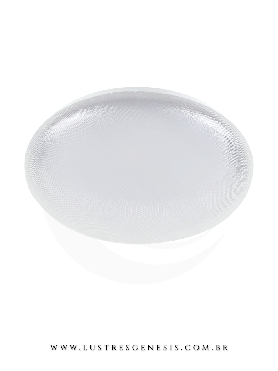 Lustre de Teto LED Branco Redondo Elegante Bivolt G&ecirc;nesis